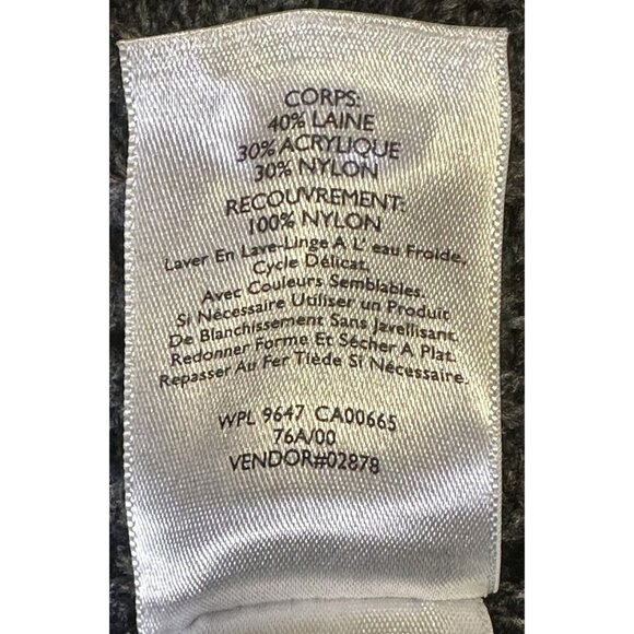 Eddie Bauer Mens Sweater Wool Blend Sport Shop Shoulder Patch L/S Gray Size XL - Picture 11 of 16